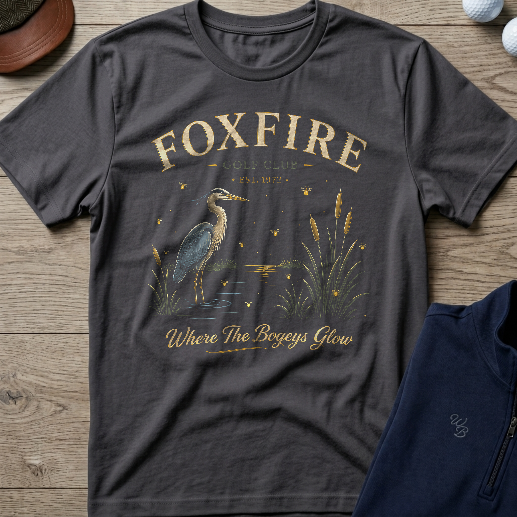 Foxfire — Charcoal t-shirt
