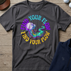 Find Your Flow — Charcoal t-shirt