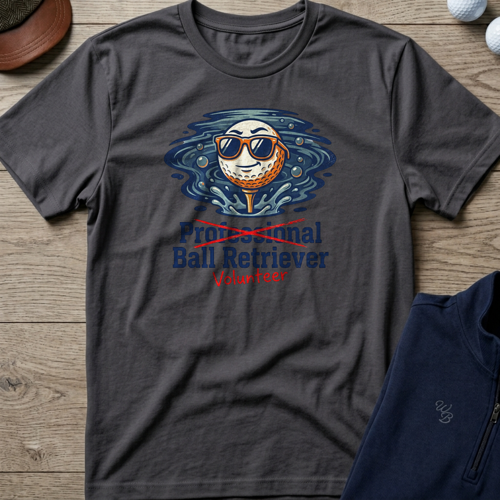 Volunteer Ball Retriever — Charcoal t-shirt