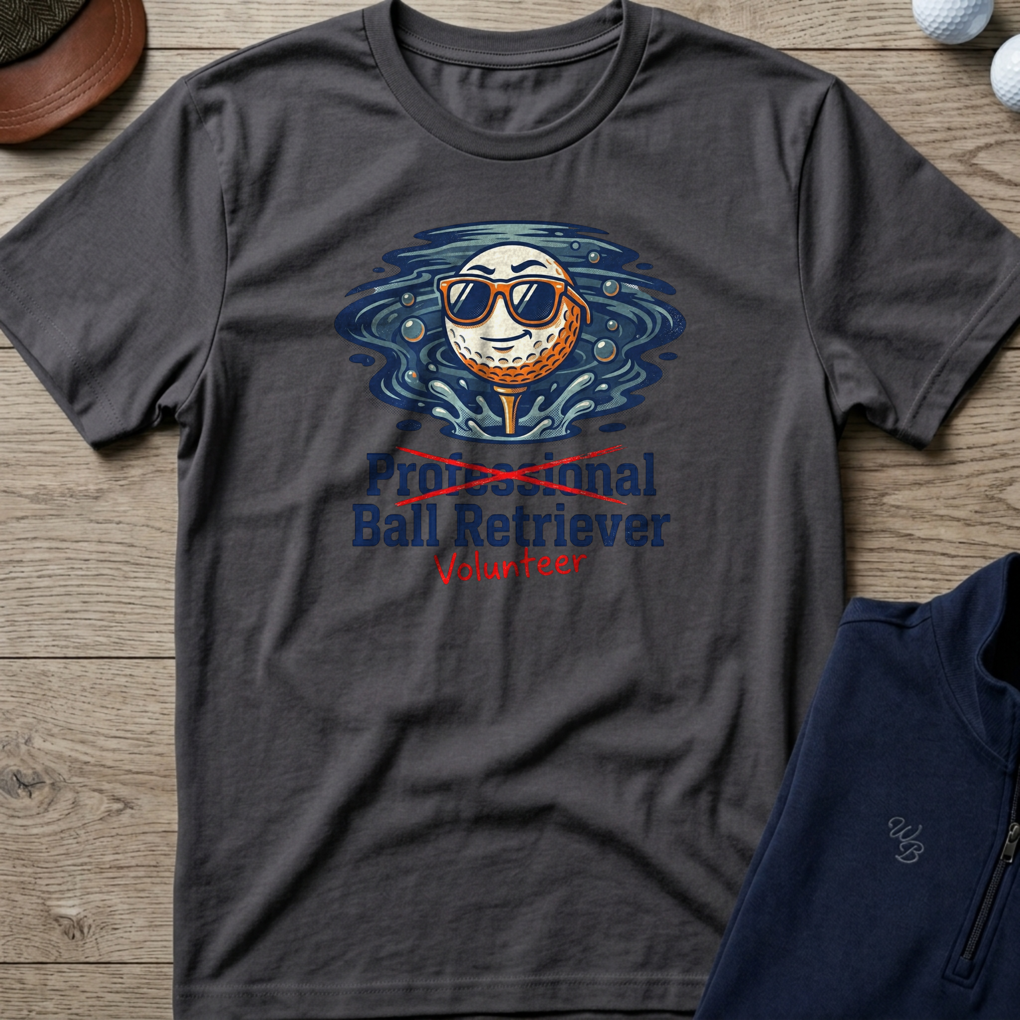Volunteer Ball Retriever — Charcoal t-shirt