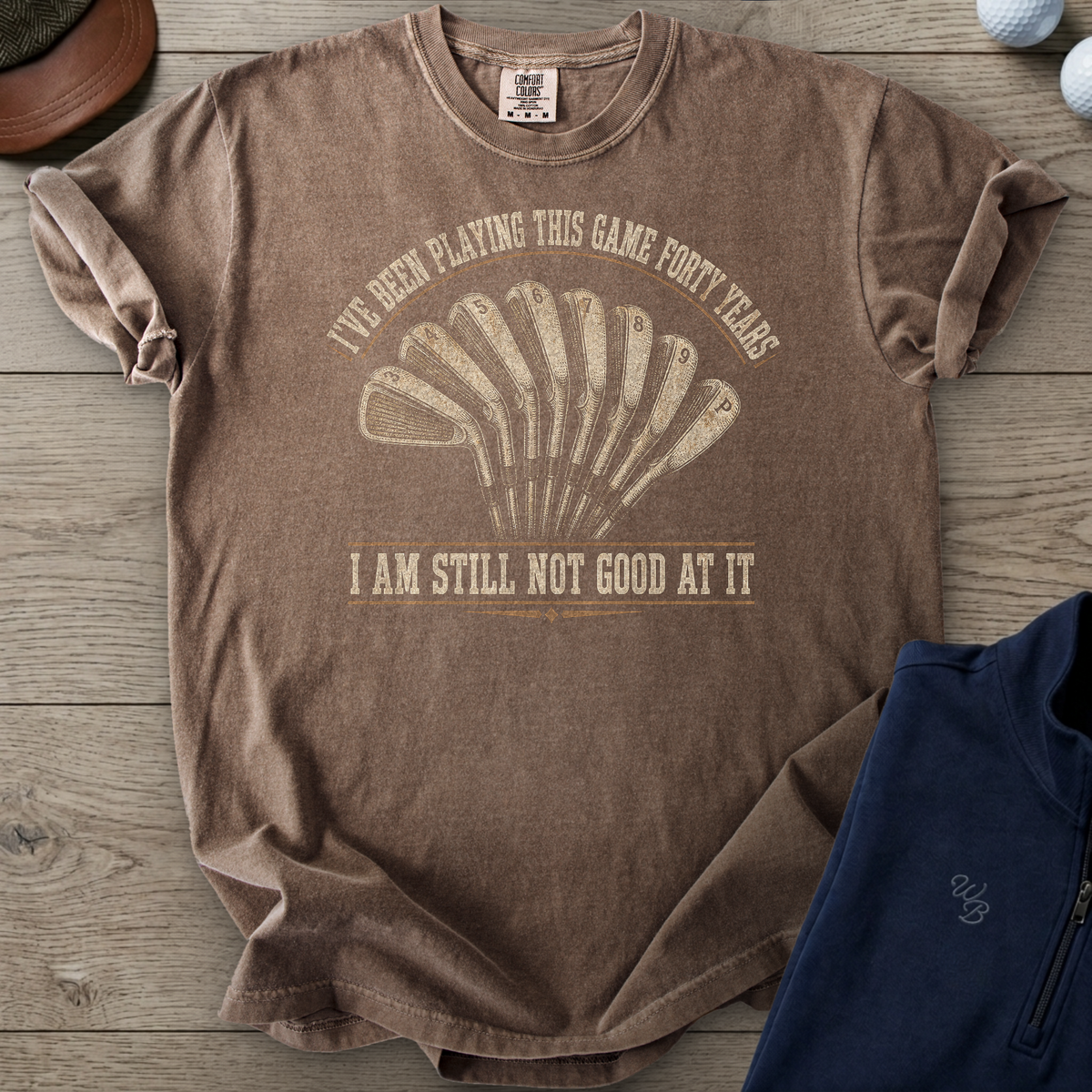 Forty Years Heavyweight Tee — Espresso t-shirt