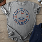 Hole In One Club Heavyweight Tee — Grey t-shirt