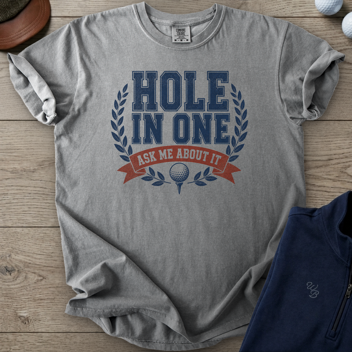 Ask Me About It Heavyweight Tee — Grey t-shirt