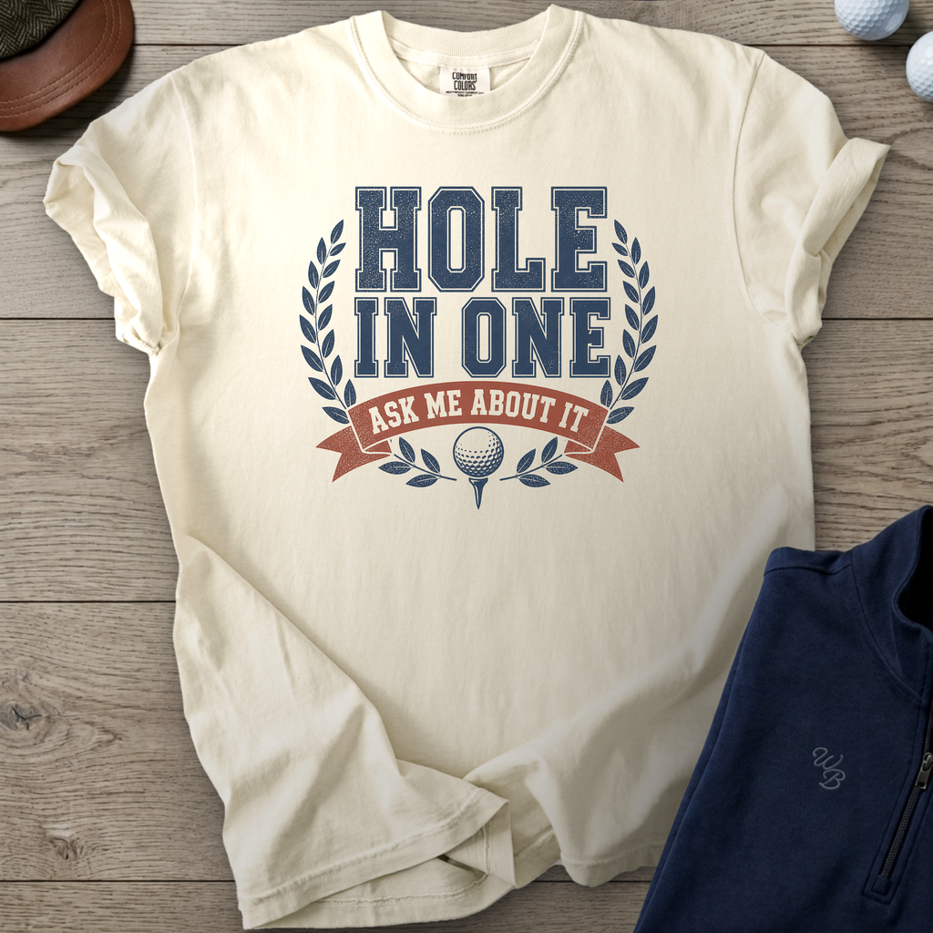 Ask Me About It Heavyweight Tee — Ivory t-shirt