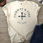 Fairway & Fire Heavyweight Tee — Ivory t-shirt