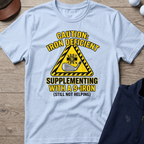 Iron Deficient — Light Blue t-shirt