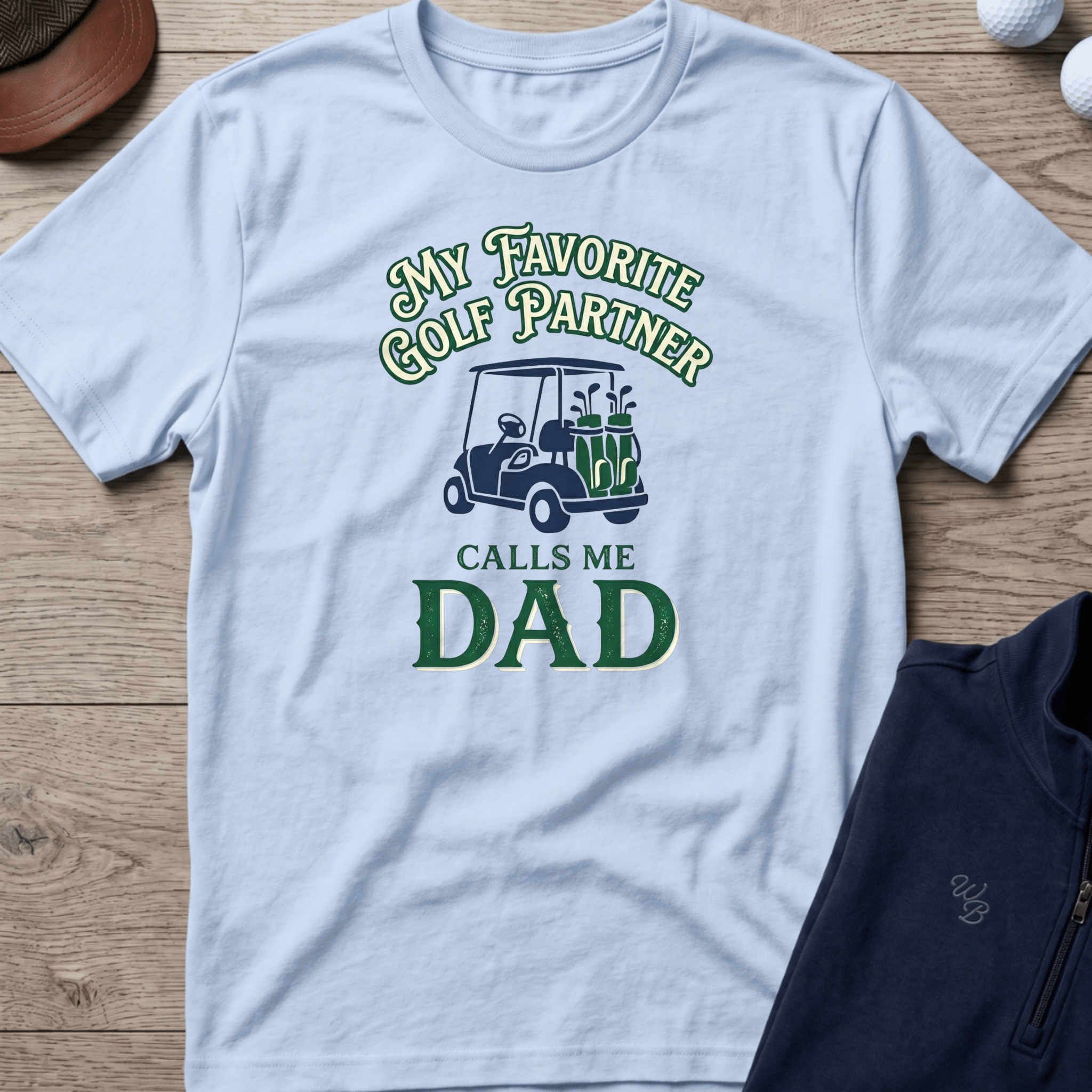 Favorite Golf Partner — Light Blue t-shirt