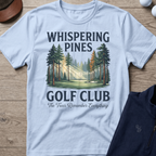 Whispering Pines — Light Blue t-shirt