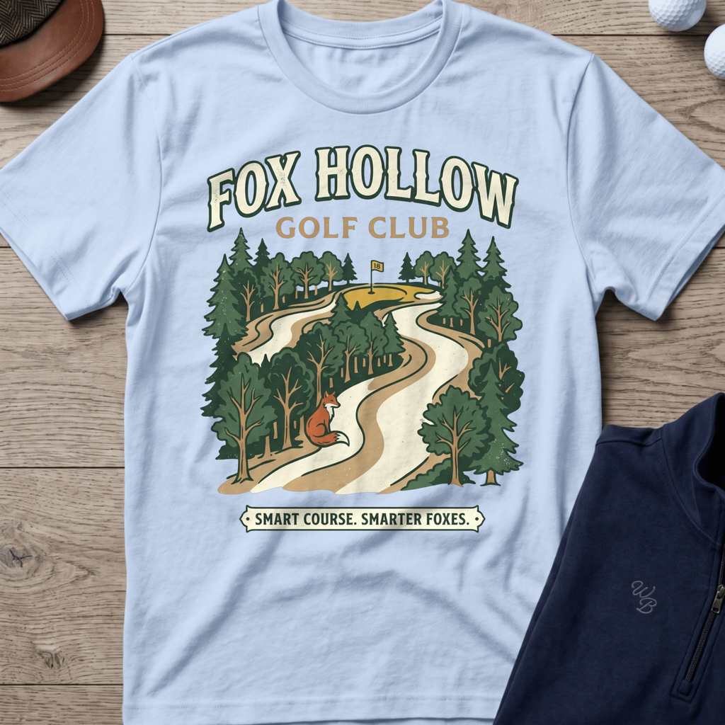 Fox Hollow — Light Blue t-shirt