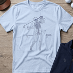 Golf Swing Mechanics — Light Blue t-shirt