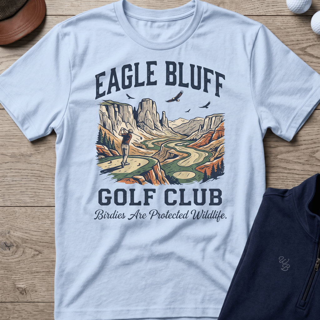 Eagle Bluff — Light Blue t-shirt