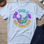 Find Your Flow — Light Blue t-shirt