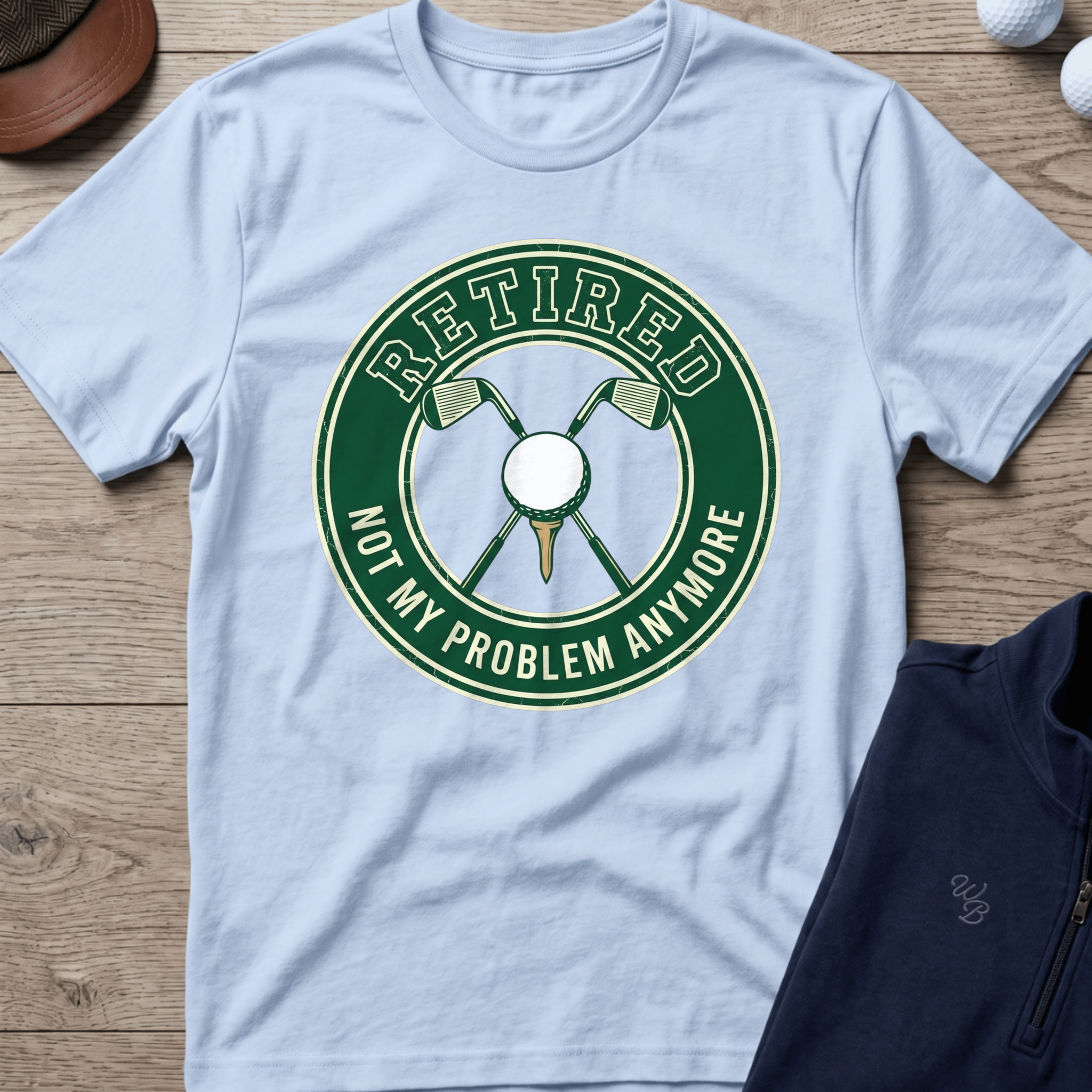 Not My Problem Anymore — Light Blue t-shirt