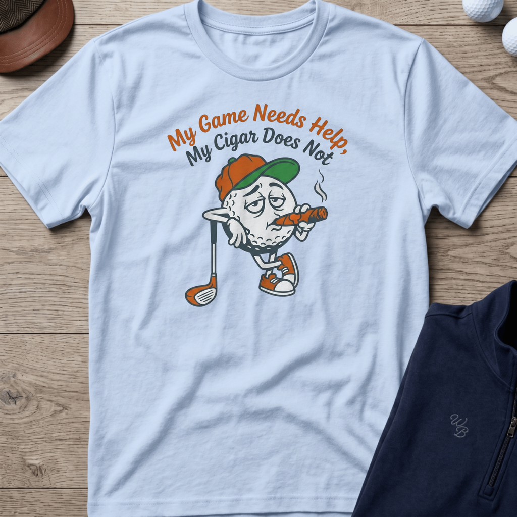 My Game Needs Help — Light Blue t-shirt