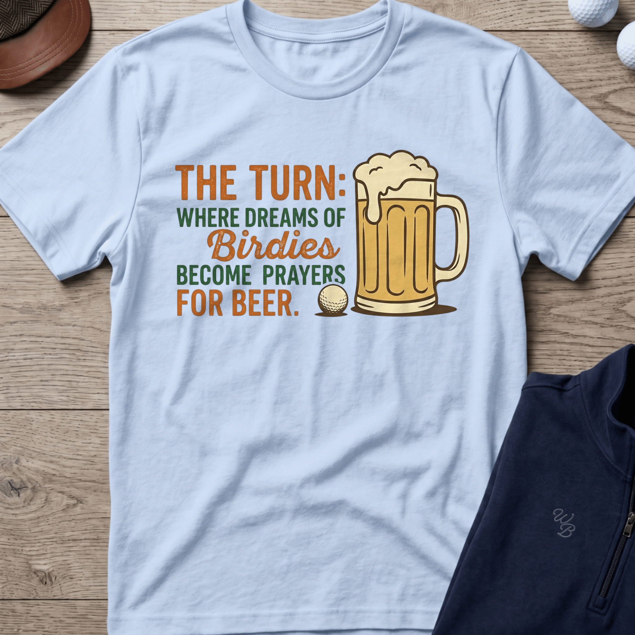 The Turn — Light Blue t-shirt