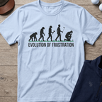 Evolution of Frustration — Light Blue t-shirt