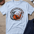 Grass Destruction — Light Blue t-shirt