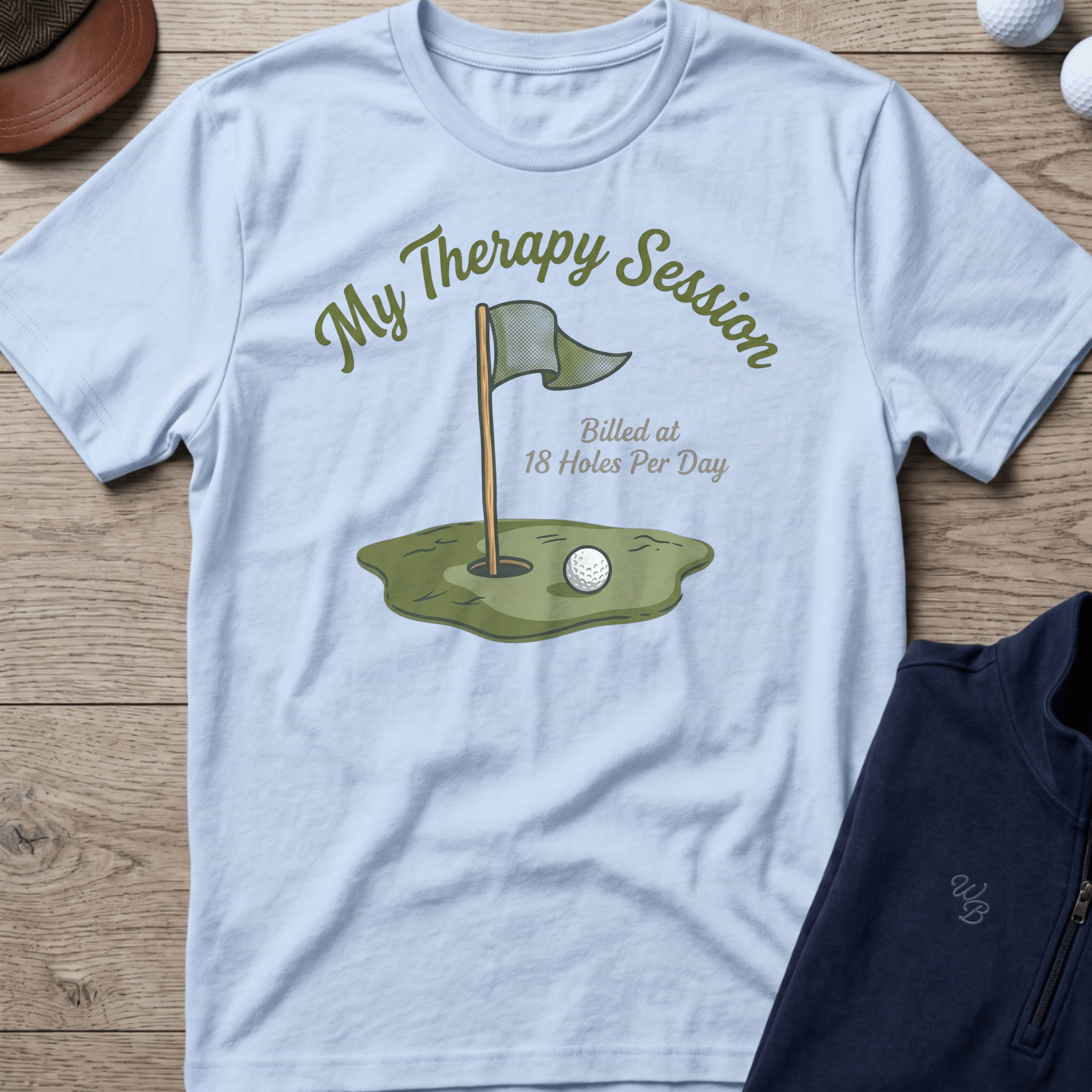 My Therapy Session — Light Blue t-shirt