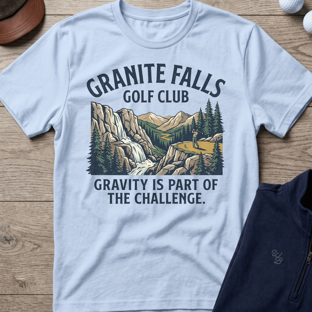 Granite Falls — Light Blue t-shirt