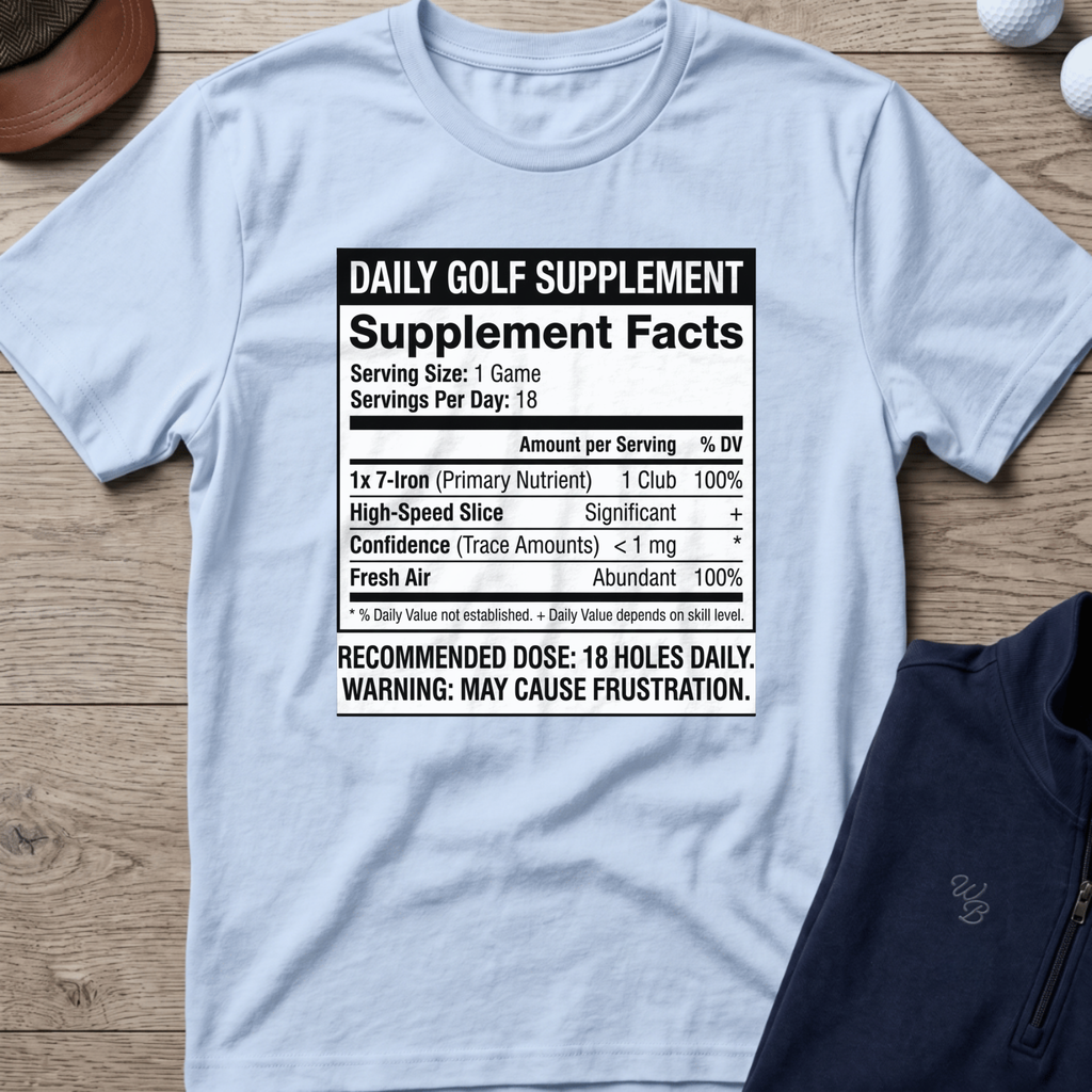 Daily Golf Supplement — Light Blue t-shirt