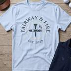 Fairway & Fire — Light Blue t-shirt