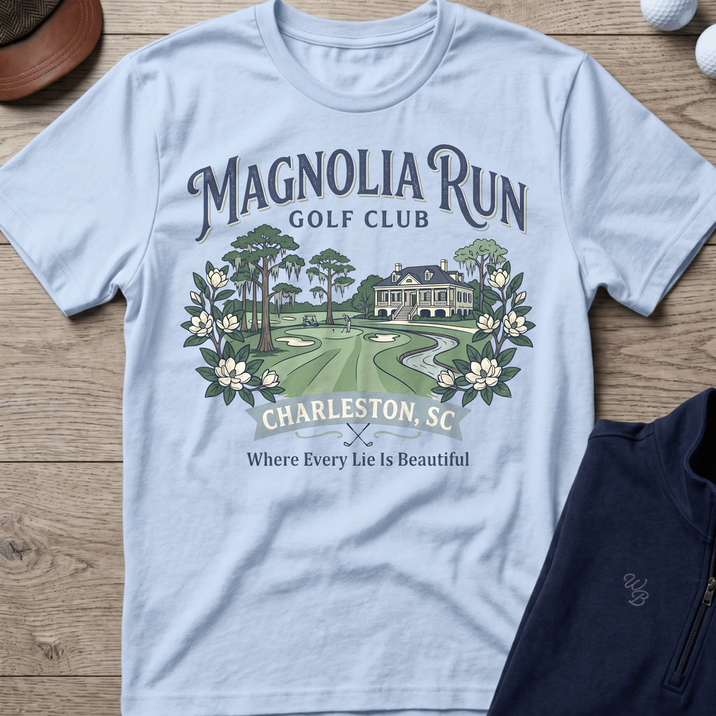 Magnolia Run — Light Blue t-shirt