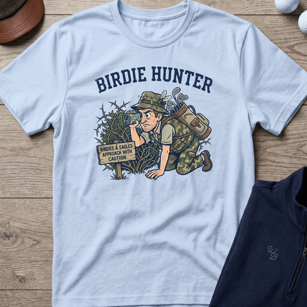 Birdie Hunter — Light Blue t-shirt