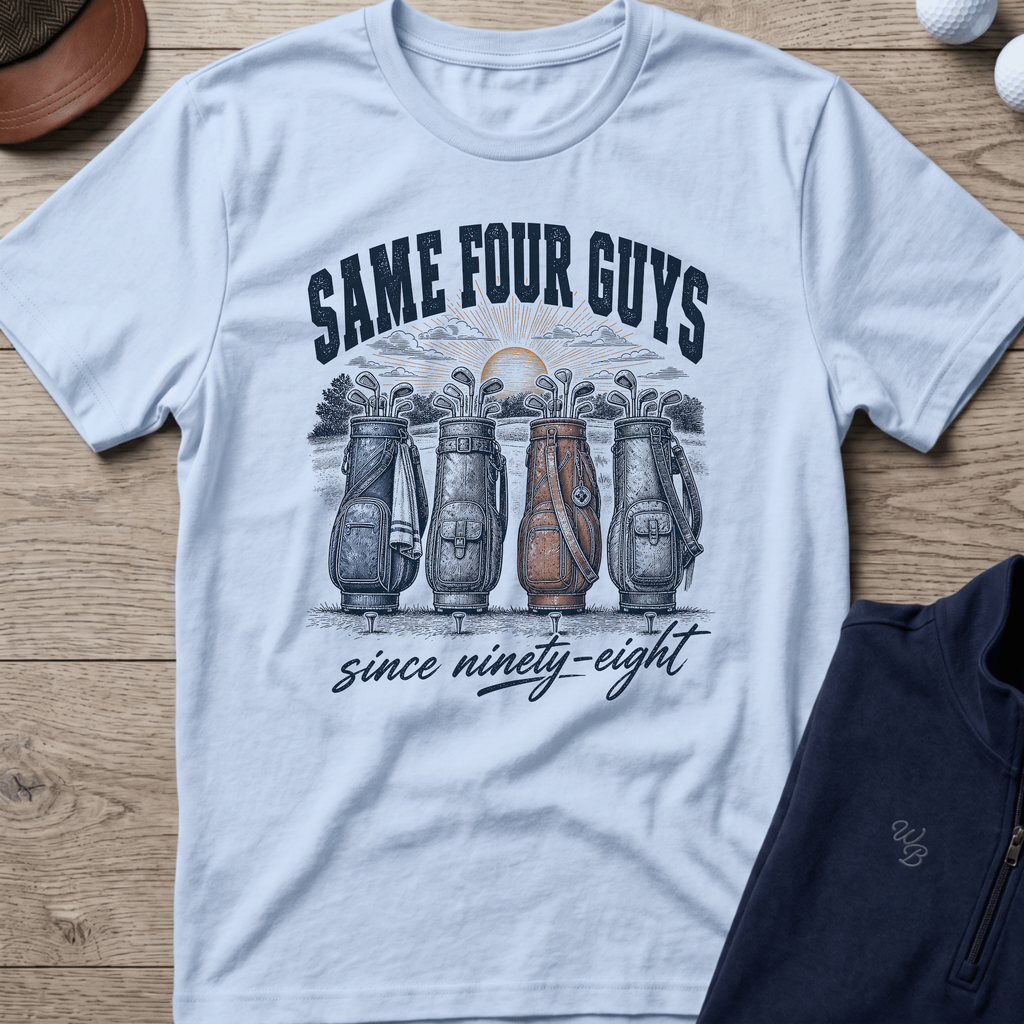 Same Four Guys — Light Blue t-shirt