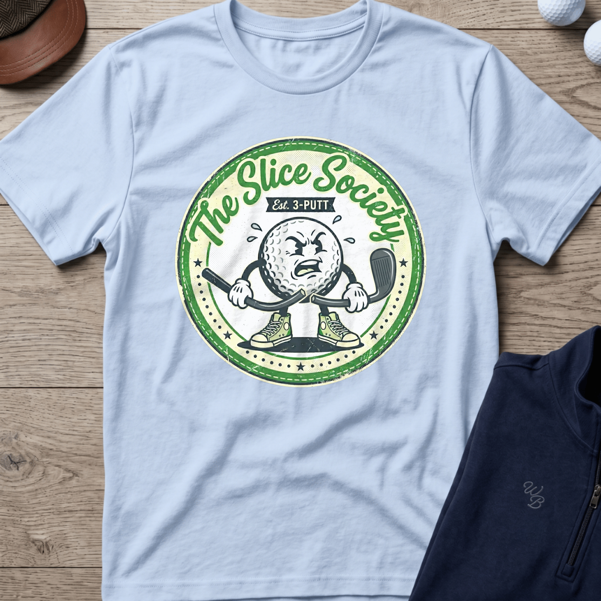 Slice Society — Light Blue t-shirt