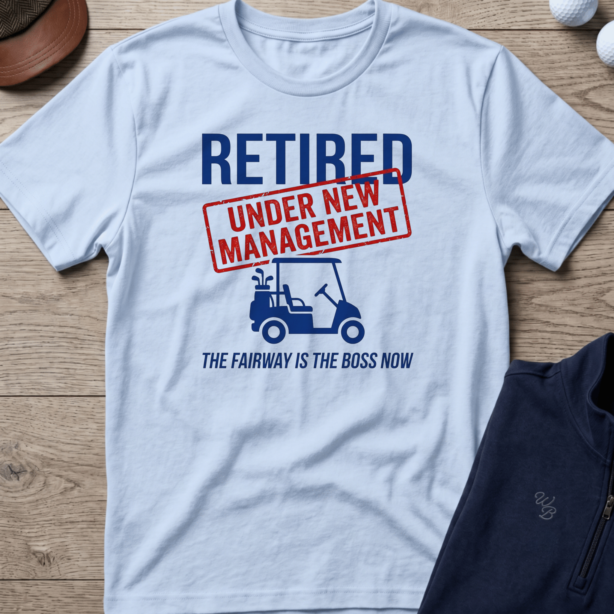Under New Management — Light Blue t-shirt