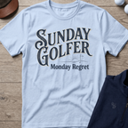 Sunday Golfer — Light Blue t-shirt
