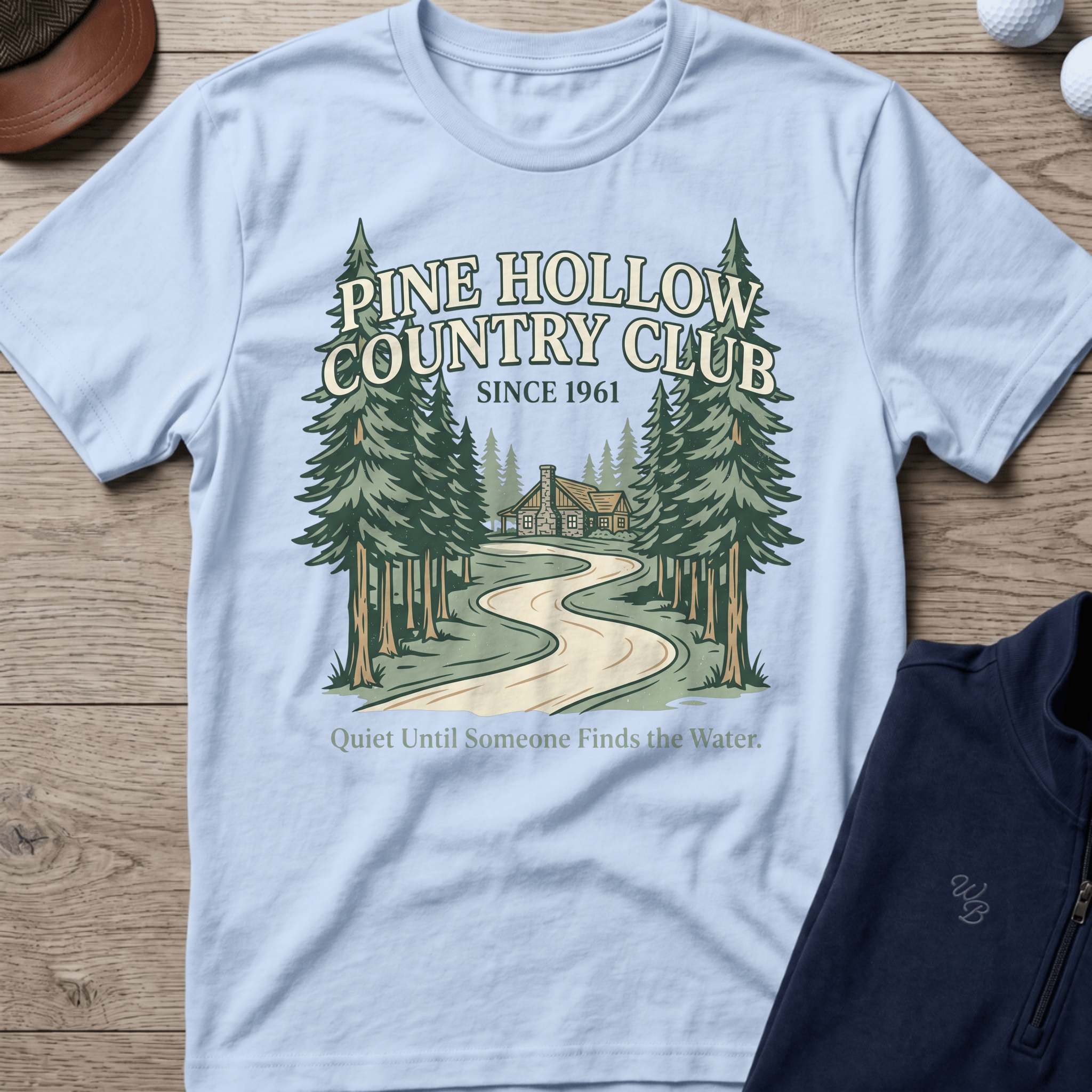 Pine Hollow — Light Blue t-shirt
