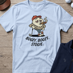 Bogey, Bogey, Stogie — Light Blue t-shirt