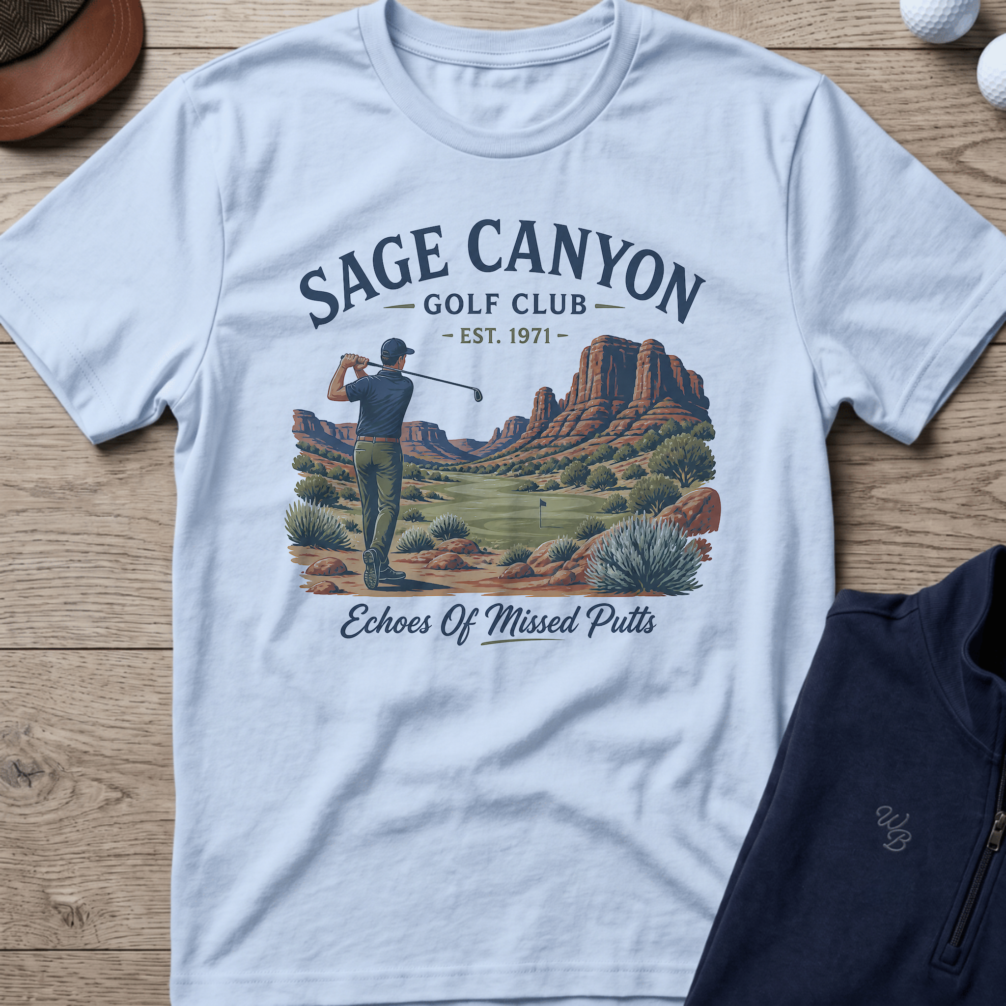 Sage Canyon — Light Blue t-shirt