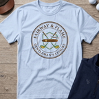 Fairway & Flame — Light Blue t-shirt