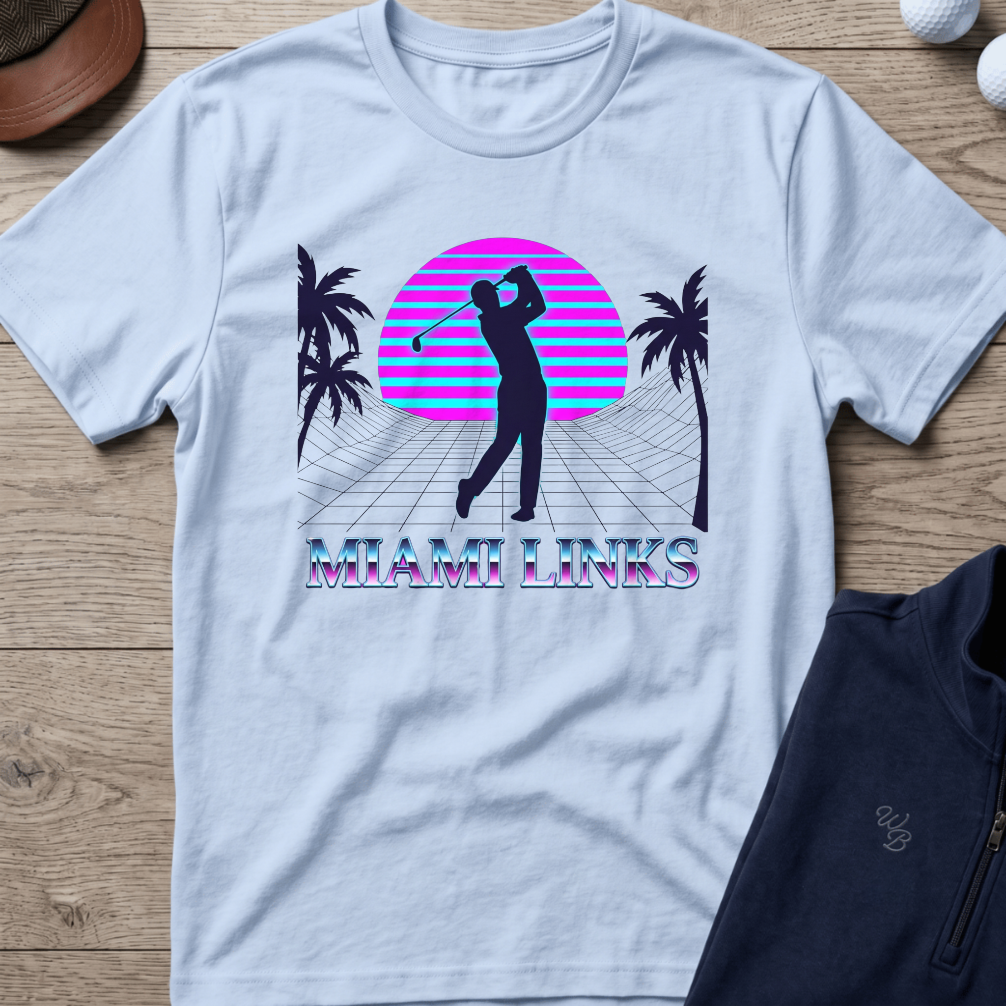 Miami Links — Light Blue t-shirt