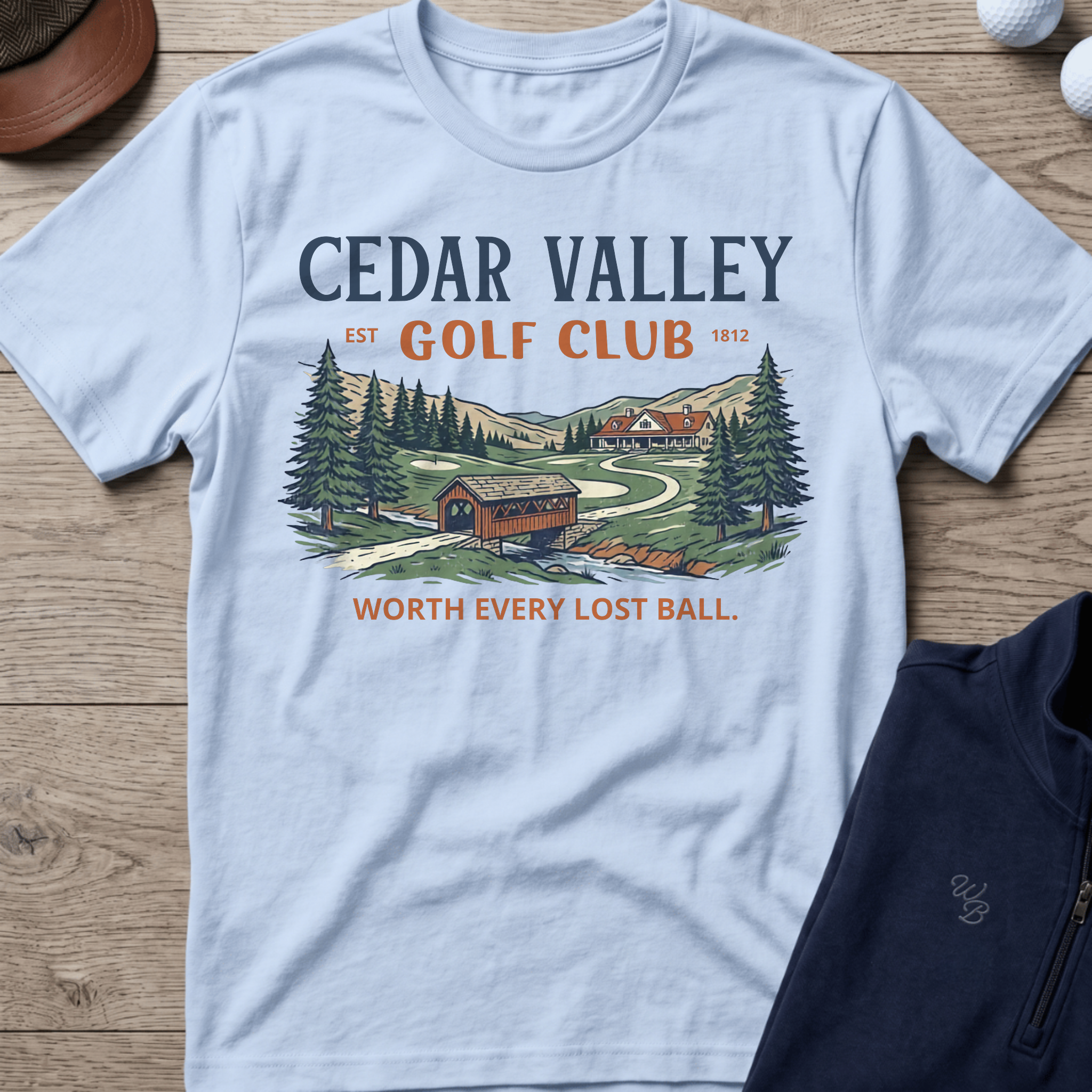 Cedar Valley — Light Blue t-shirt
