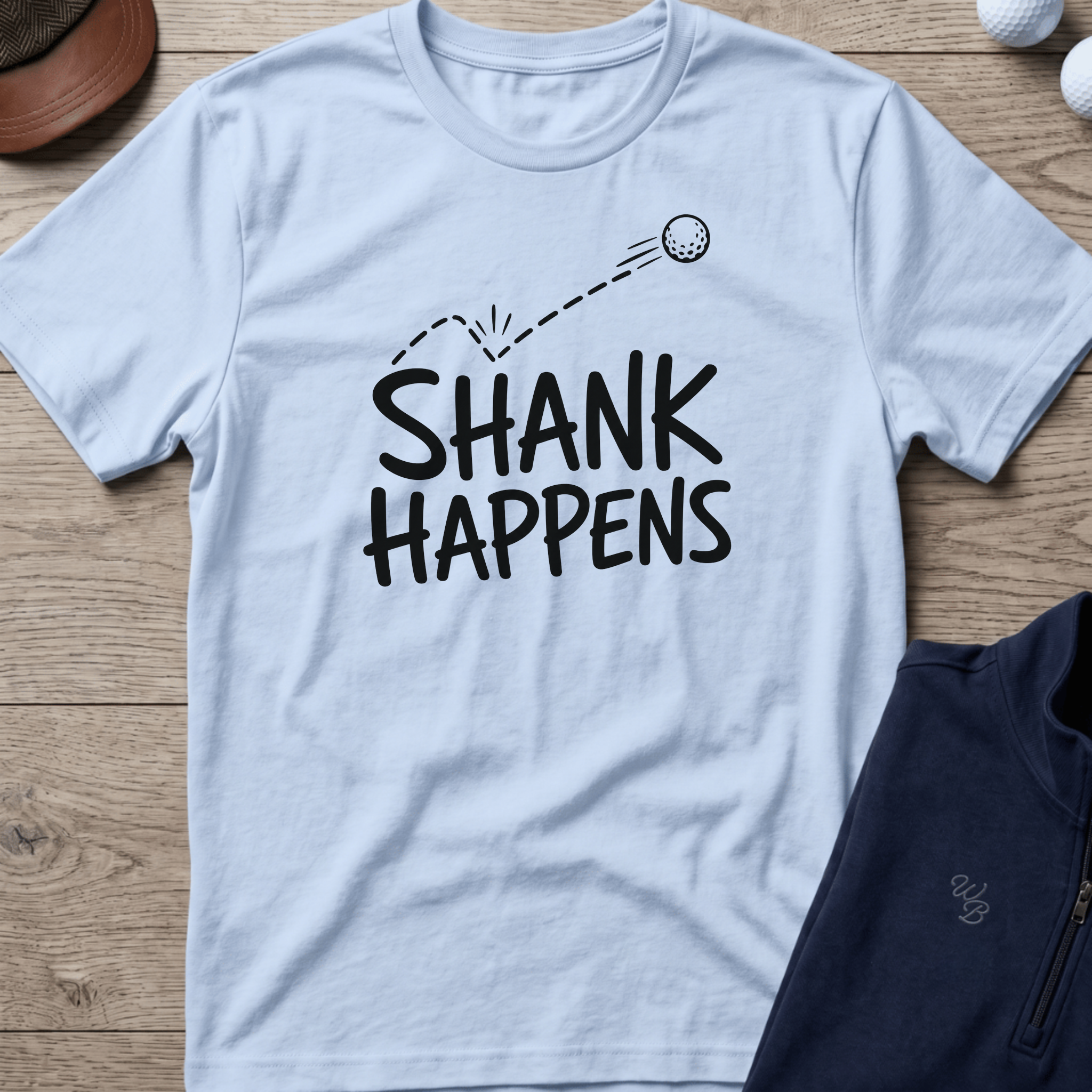 Shank Happens — Light Blue t-shirt