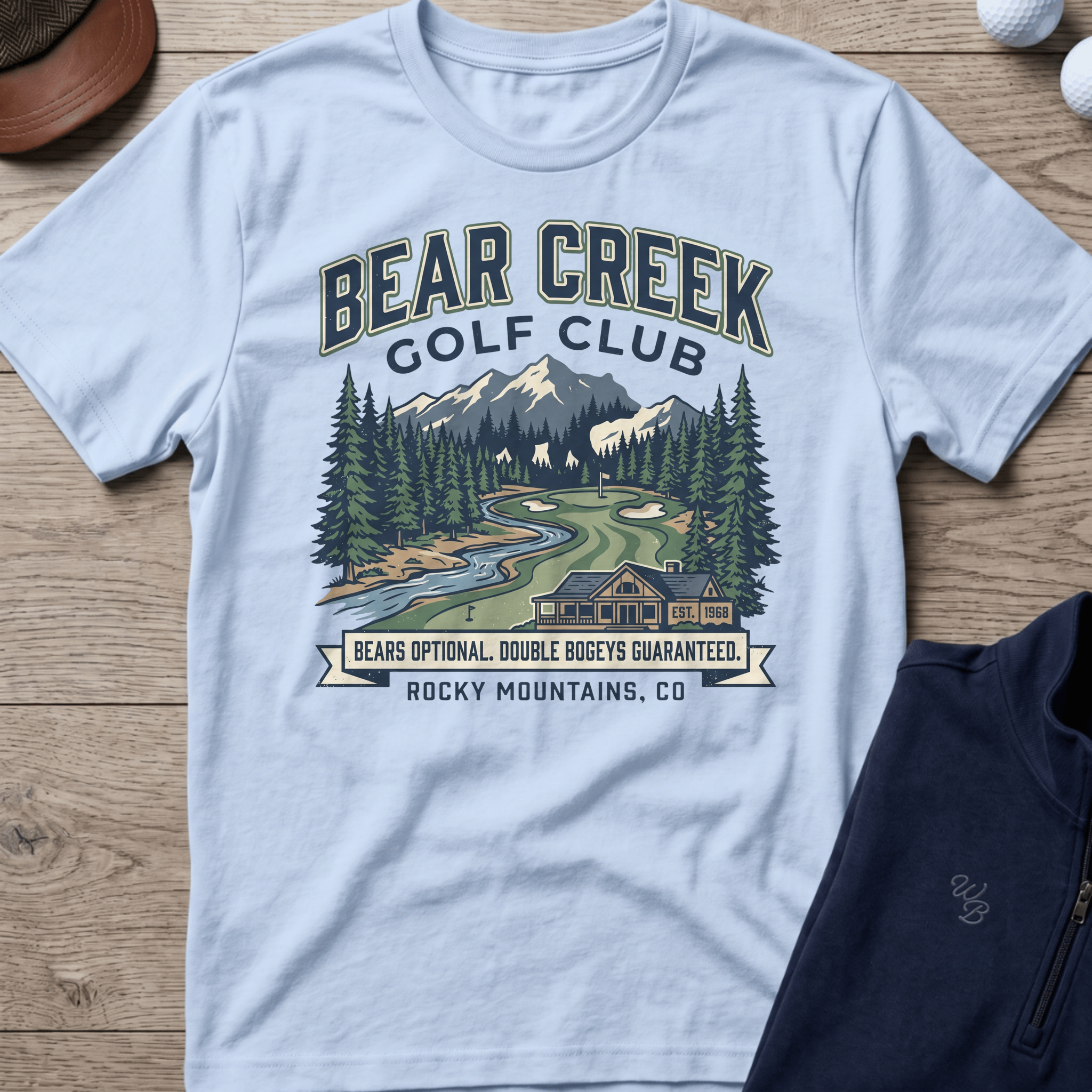 Bear Creek — Light Blue t-shirt