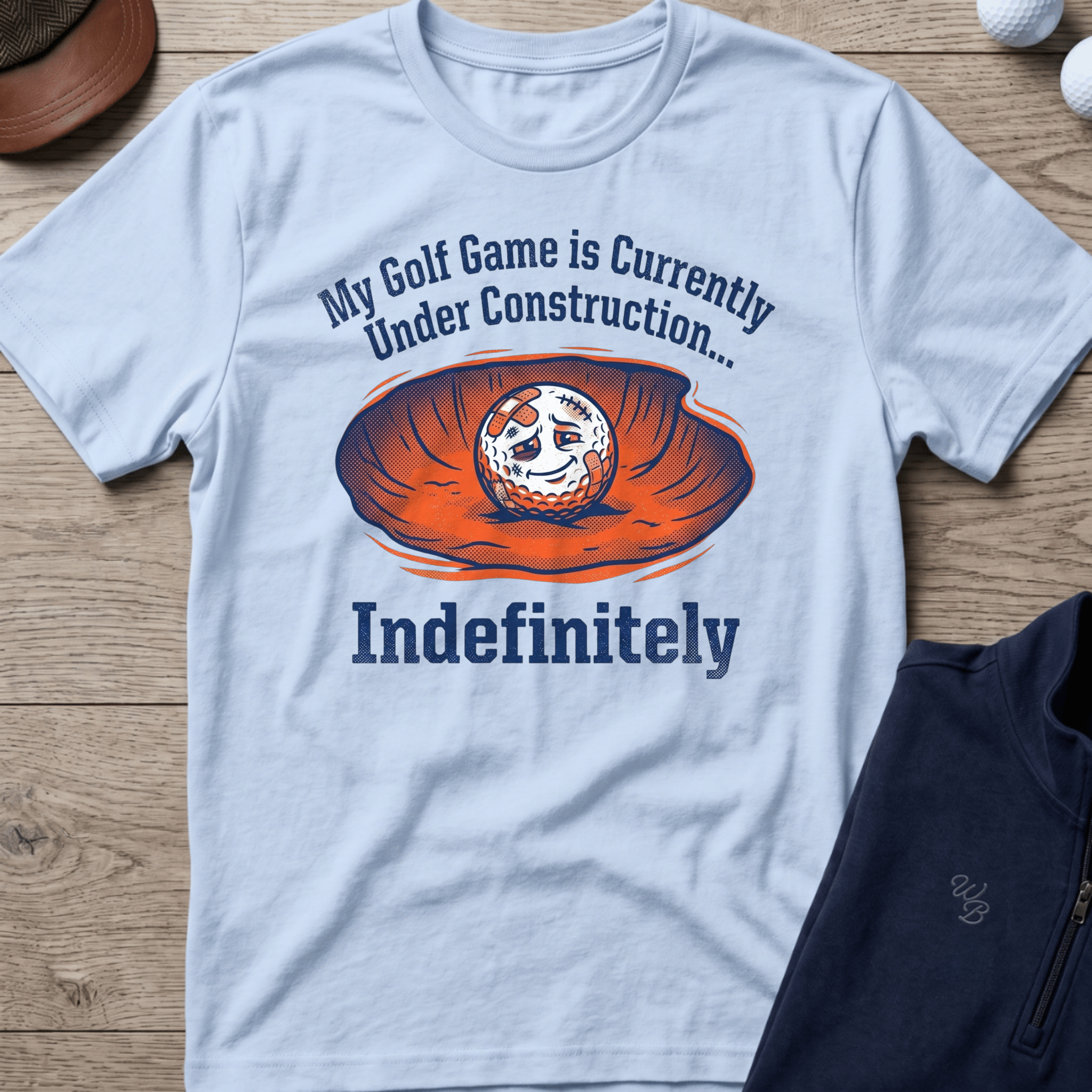 Under Construction — Light Blue t-shirt