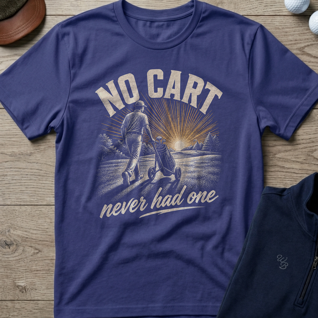 No Cart — Metro Blue t-shirt