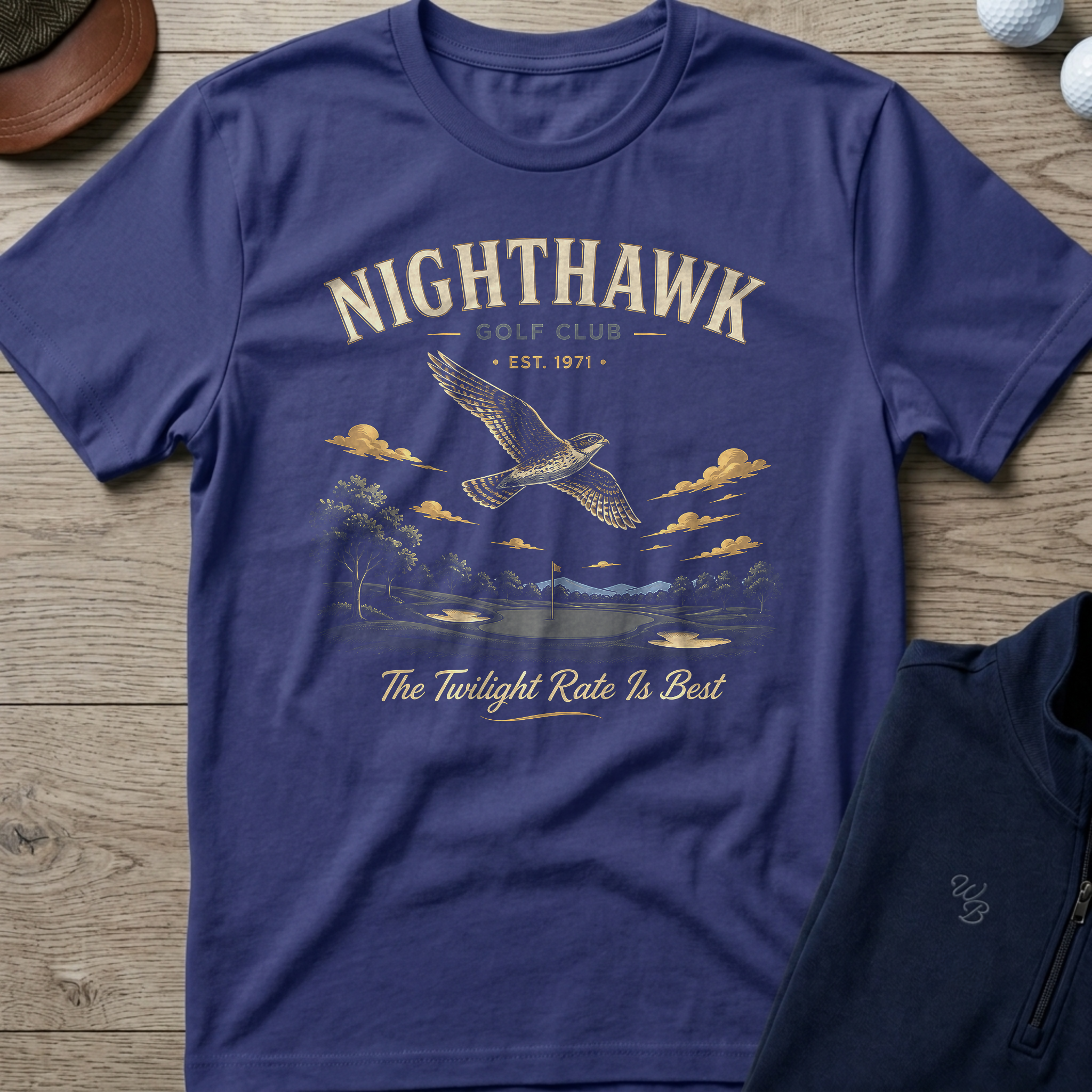 Nighthawk — Metro Blue t-shirt
