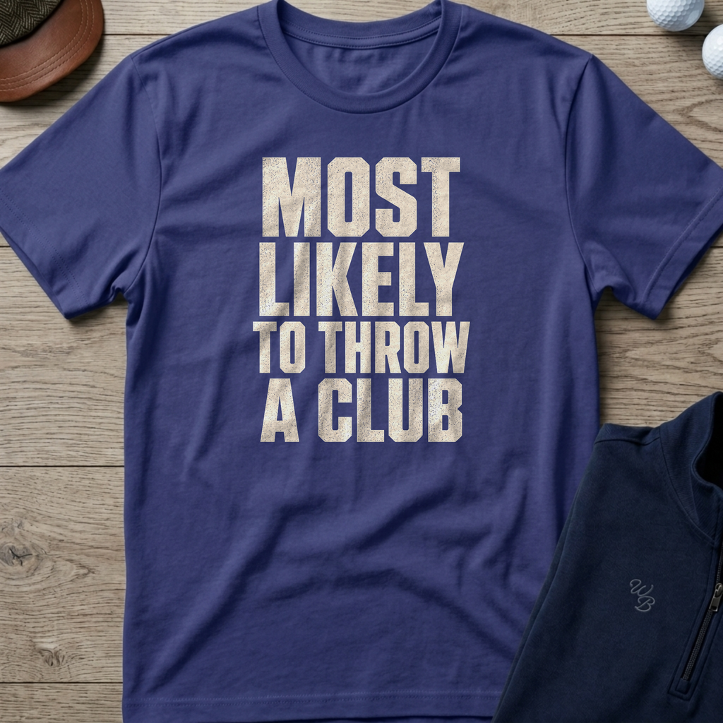 Throw A Club — Metro Blue t-shirt