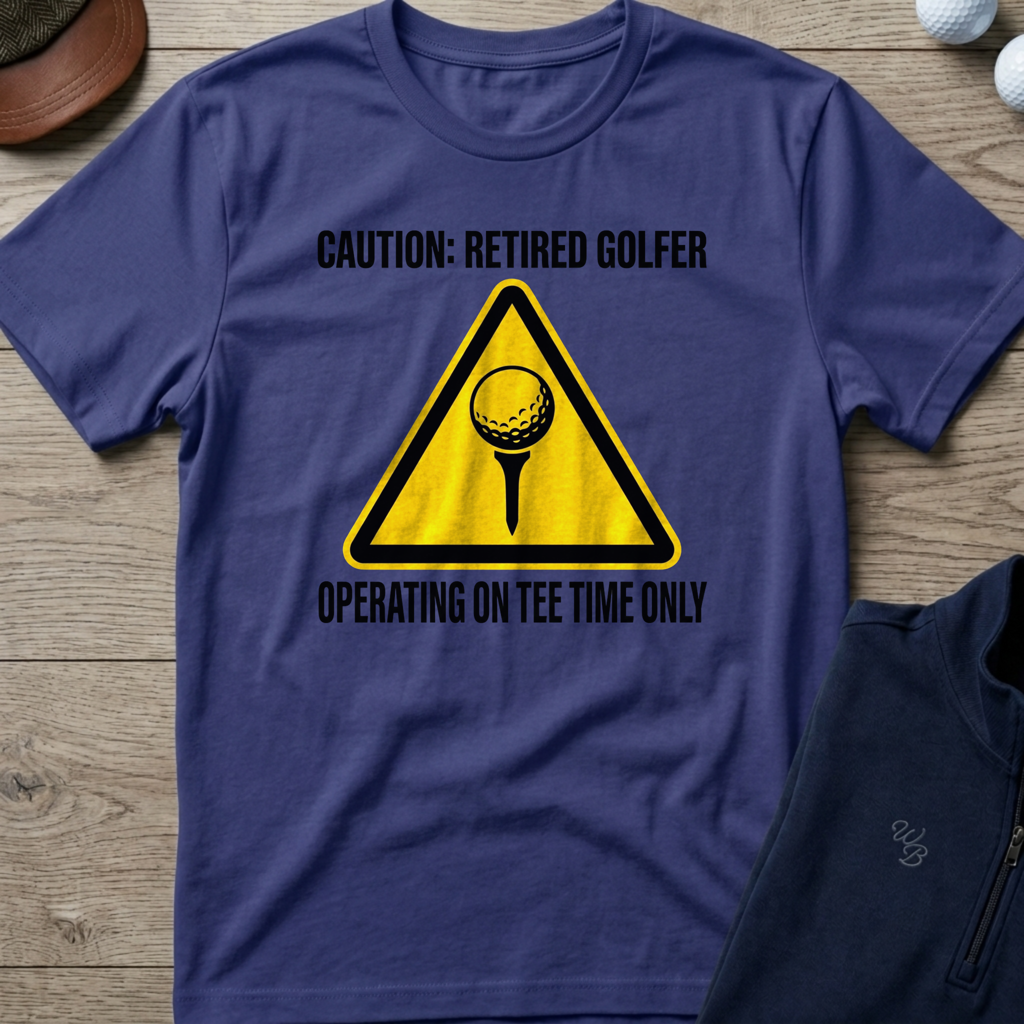 Operating On Tee Time Only — Metro Blue t-shirt