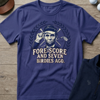 Fore Score — Metro Blue t-shirt