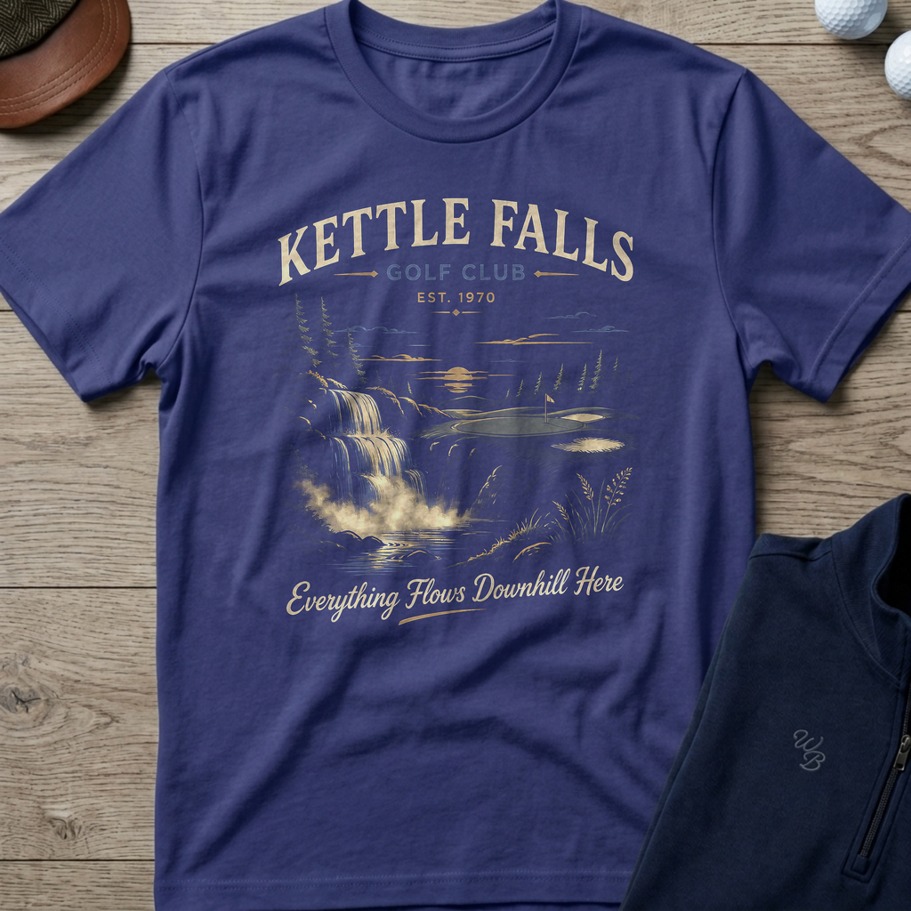Kettle Falls — Metro Blue t-shirt