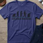 Evolution of Frustration — Metro Blue t-shirt