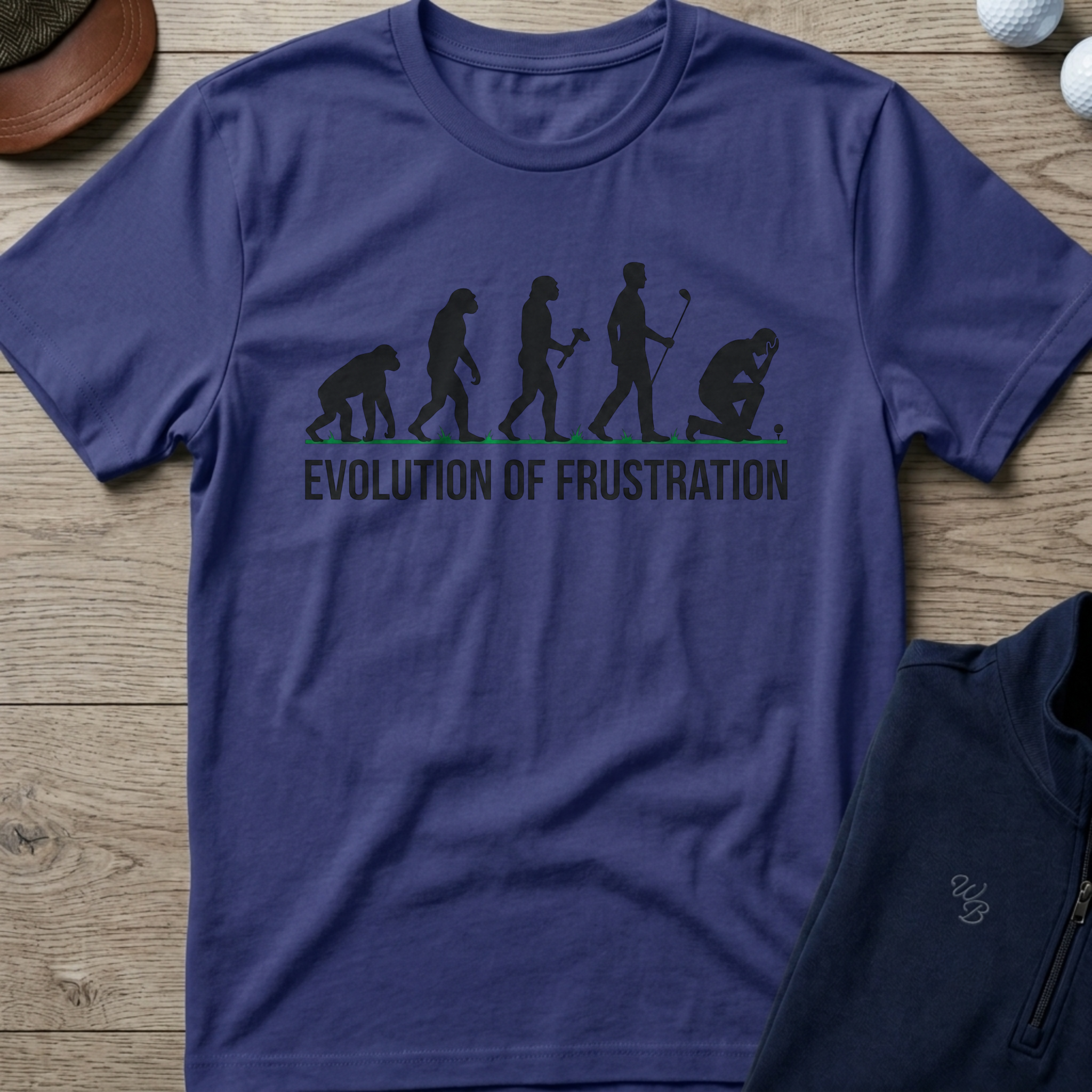 Evolution of Frustration — Metro Blue t-shirt