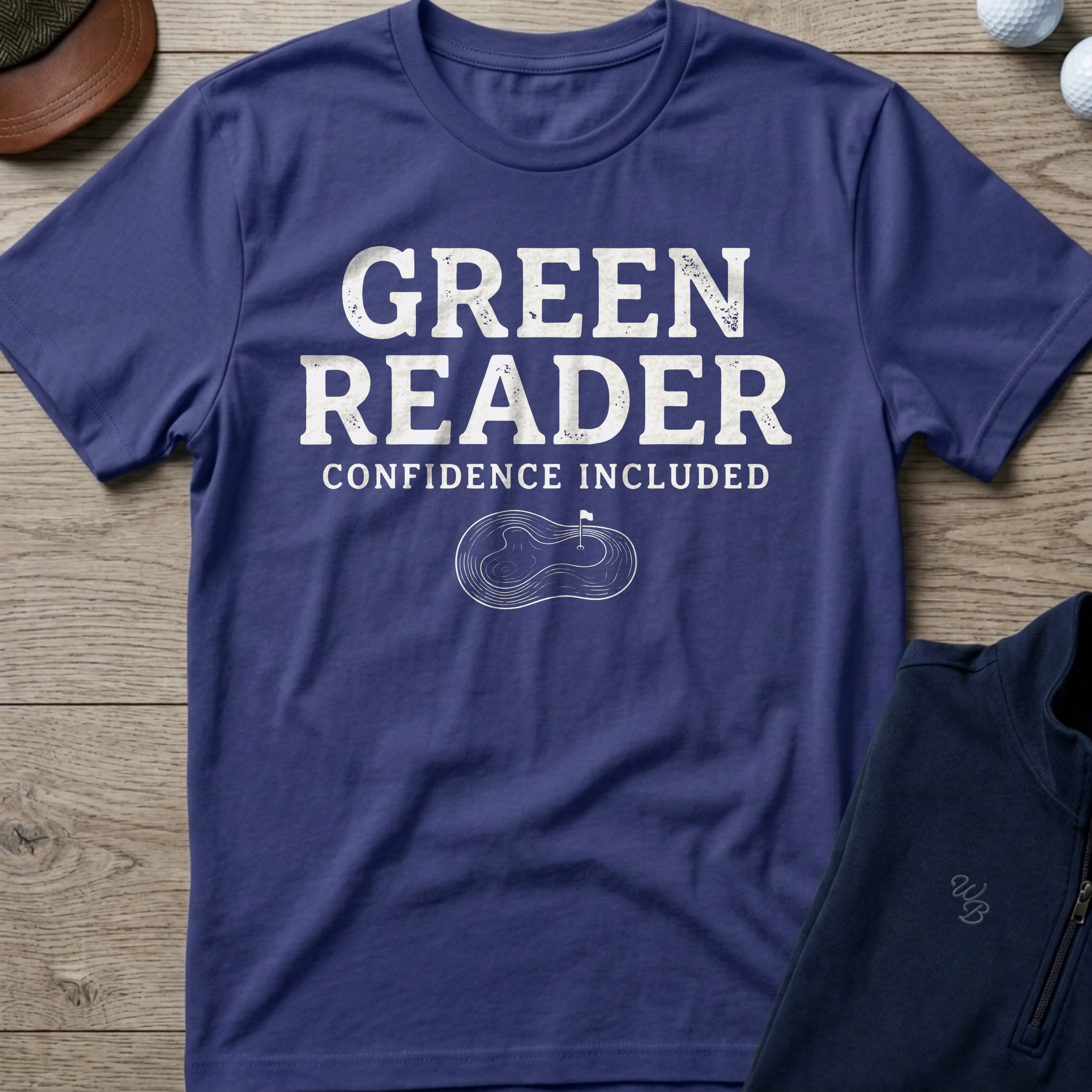 Green Reader — Metro Blue t-shirt