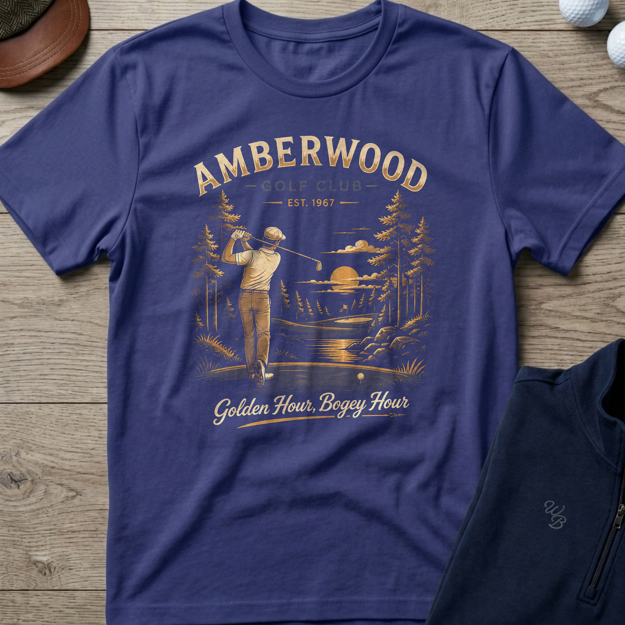 Amberwood — Metro Blue t-shirt